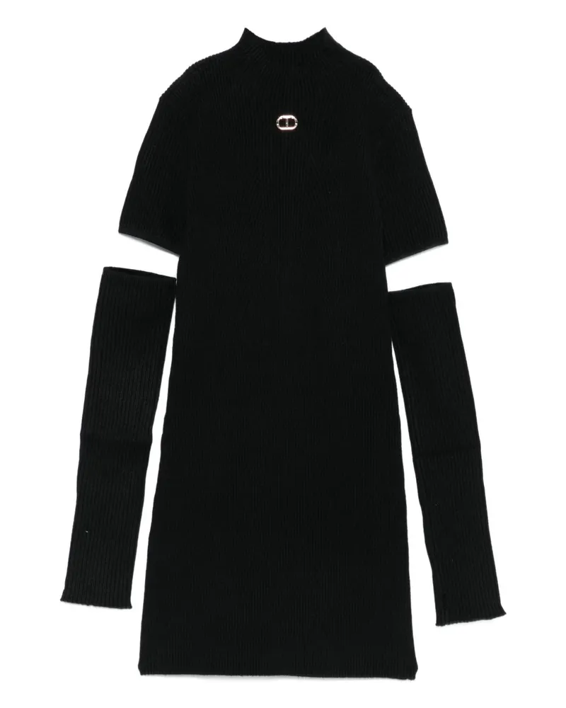 Twin-Set Doppelte Kleider schwarz Black