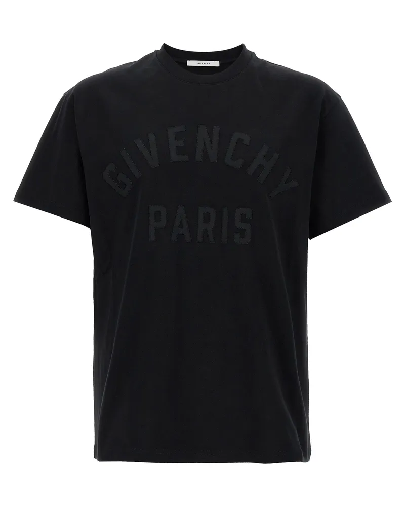 Givenchy Givenchy Paris' T -Shirt Black