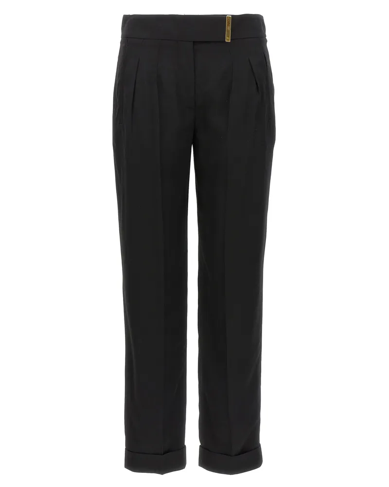 Tom Ford Metal Bar Detailhose Black