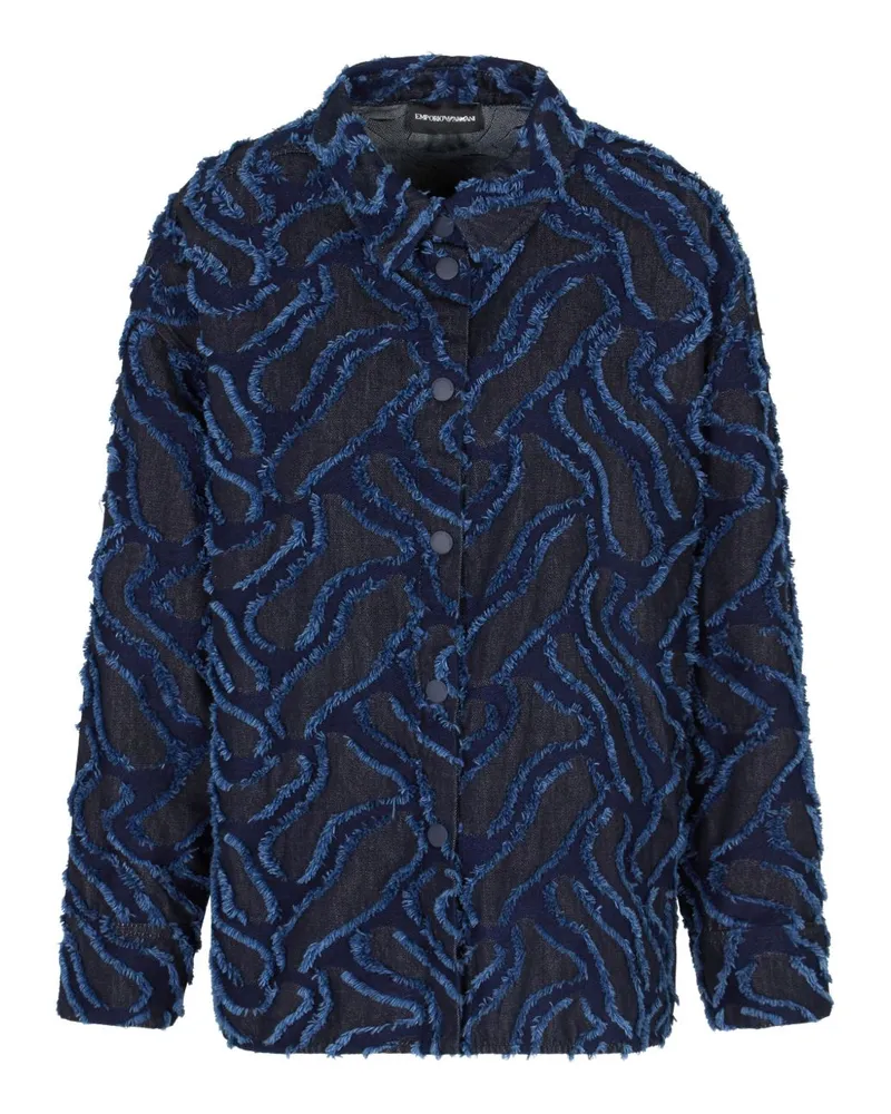 Emporio Armani Baumwolljacke Blue