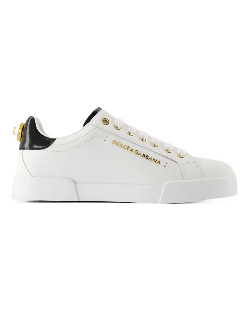 Dolce & Gabbana Turnschuhe  Baumwoll weiß White