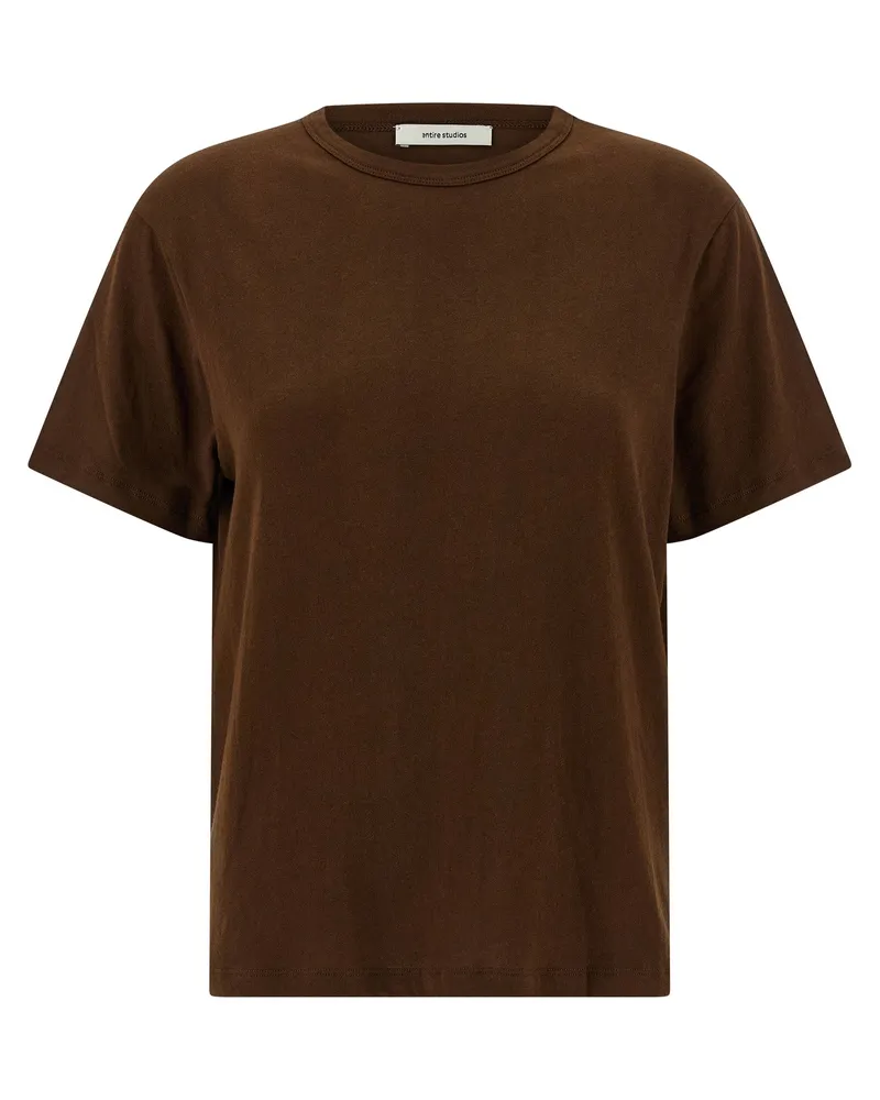 Entire Studios Mini Tee“ T-Shirt Brown