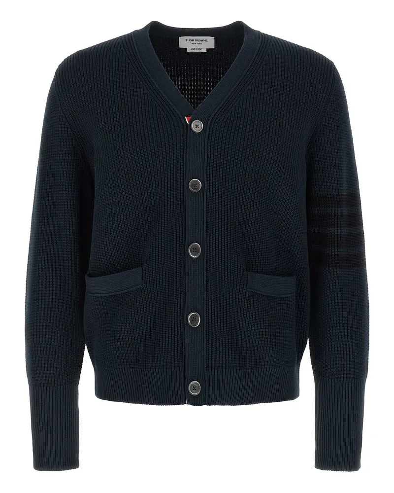 Thom Browne Garment Dye“-Cardigan Blue