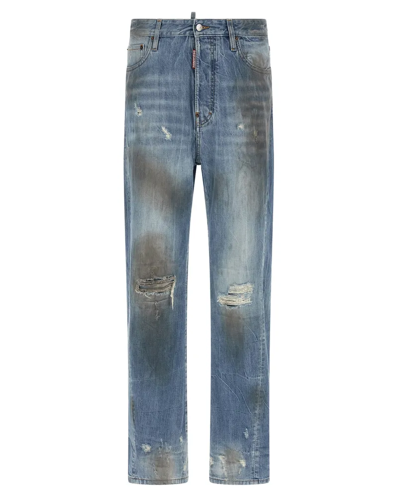 Dsquared2 Loose Twisted“-Jeans Blue