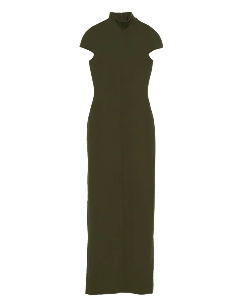 Solace London Lang Maxikleid Green