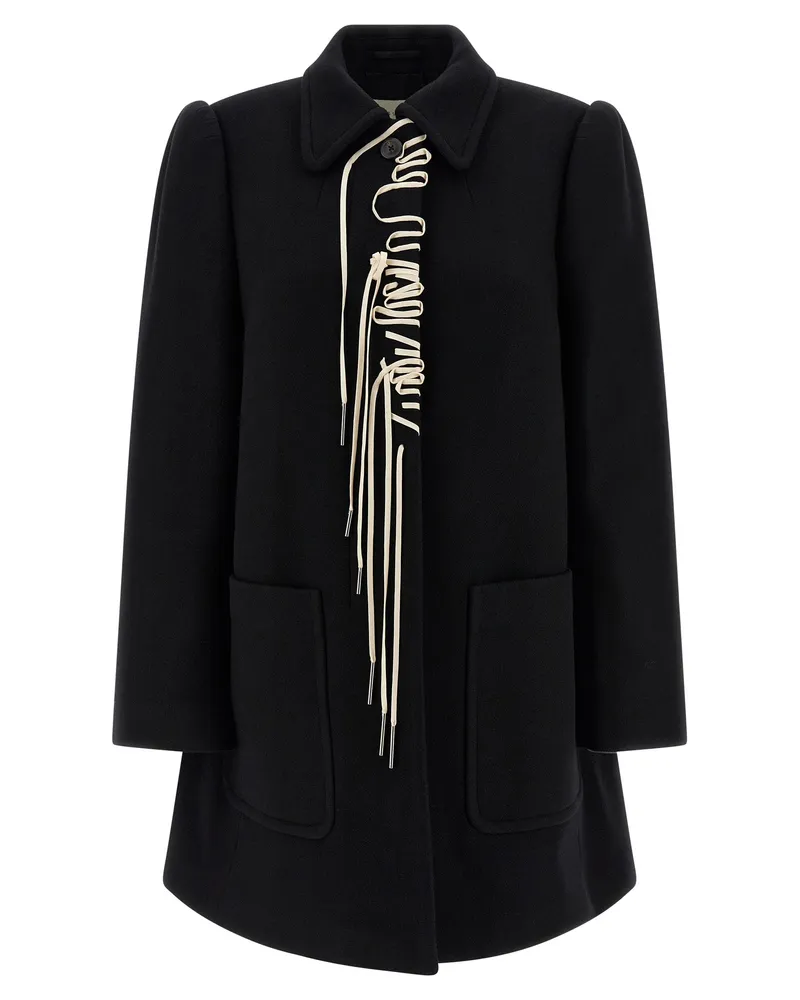 Dries van Noten Rebela“ Mantel Black