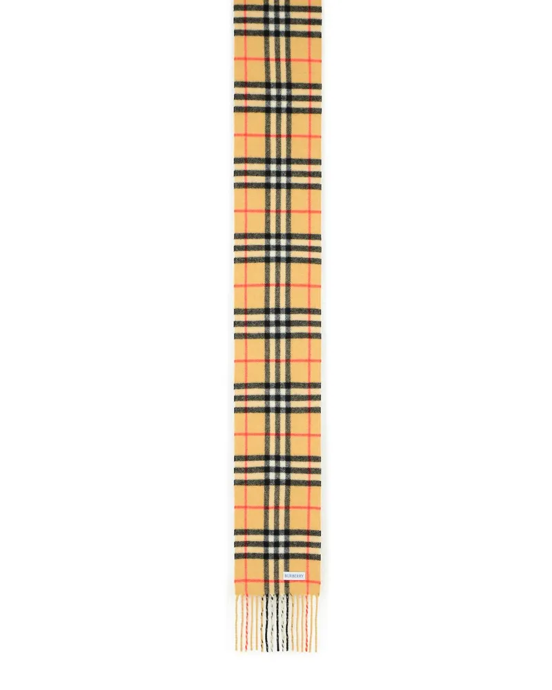 Burberry Scheck' beige Kaschmirschal Beige