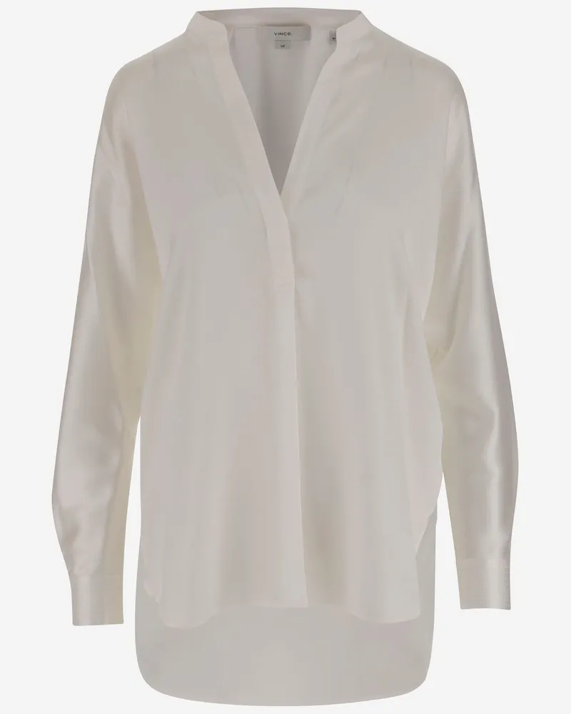 Vince Seidensatinbluse White