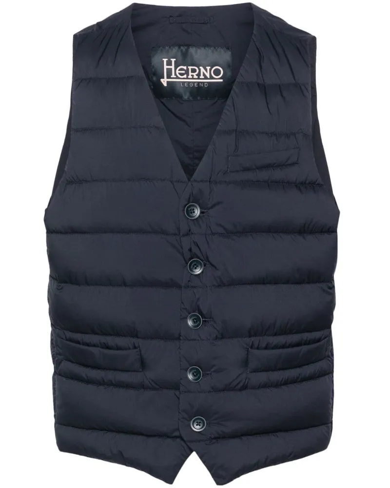 Herno Il Panciotto Down Weste Blue