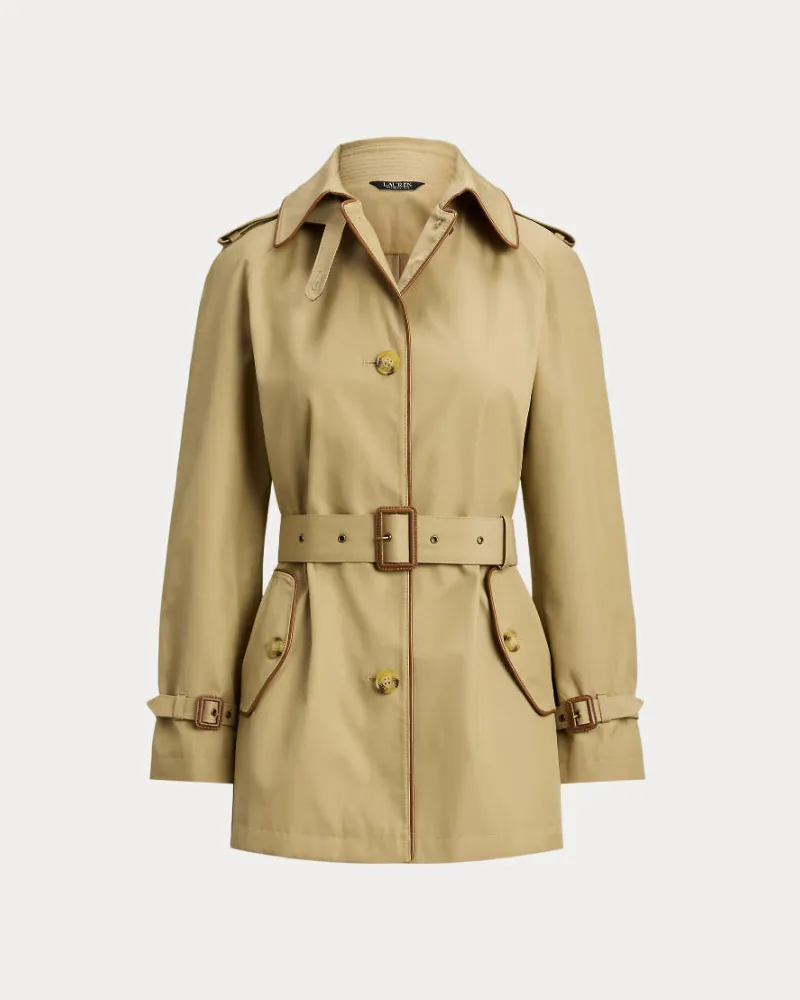 Ralph Lauren Sb Rg Pu 30" gefütterter Mantel Sand