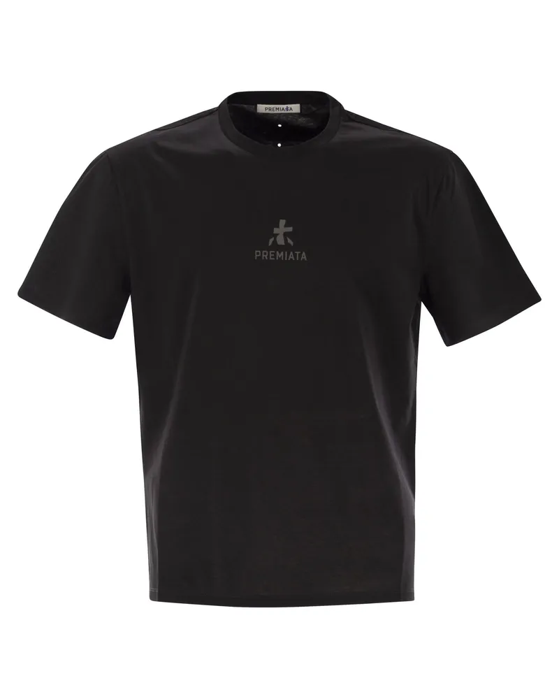 Premiata Cotton Trikot -T -Shirt Black