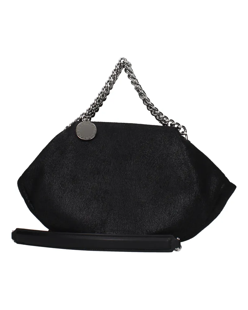 Stella McCartney Damens Handtaschen aus schwarzem Eco-Wildleder -