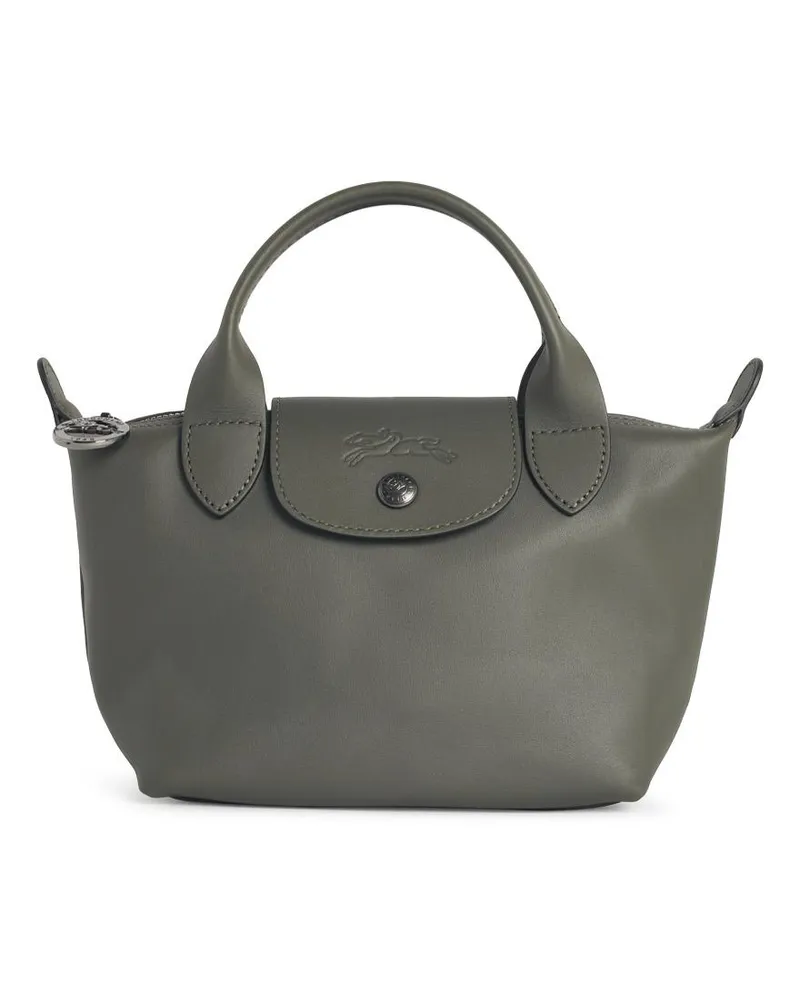 Longchamp Tasche mit tannenfarbenem Lear 'Xs Le Pliage Xtra'-Griff Green