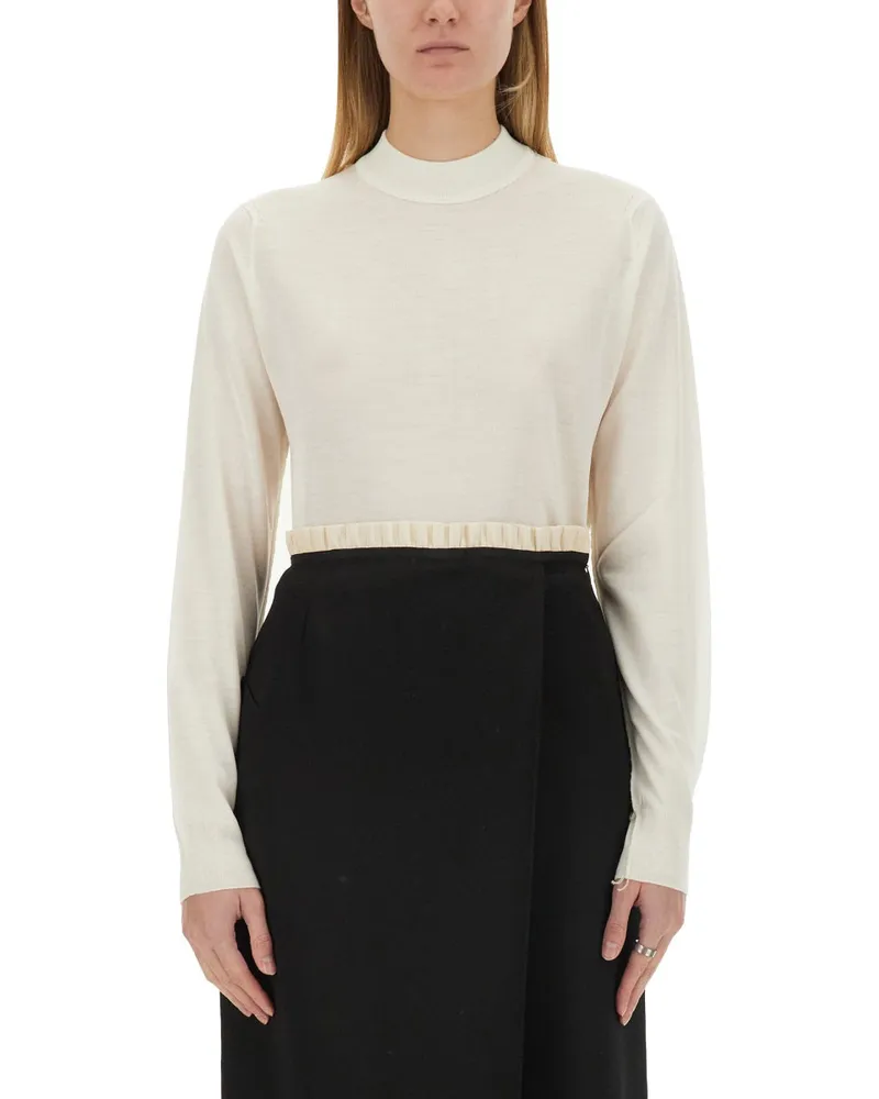 Maison Margiela Wool Jersey Ivory