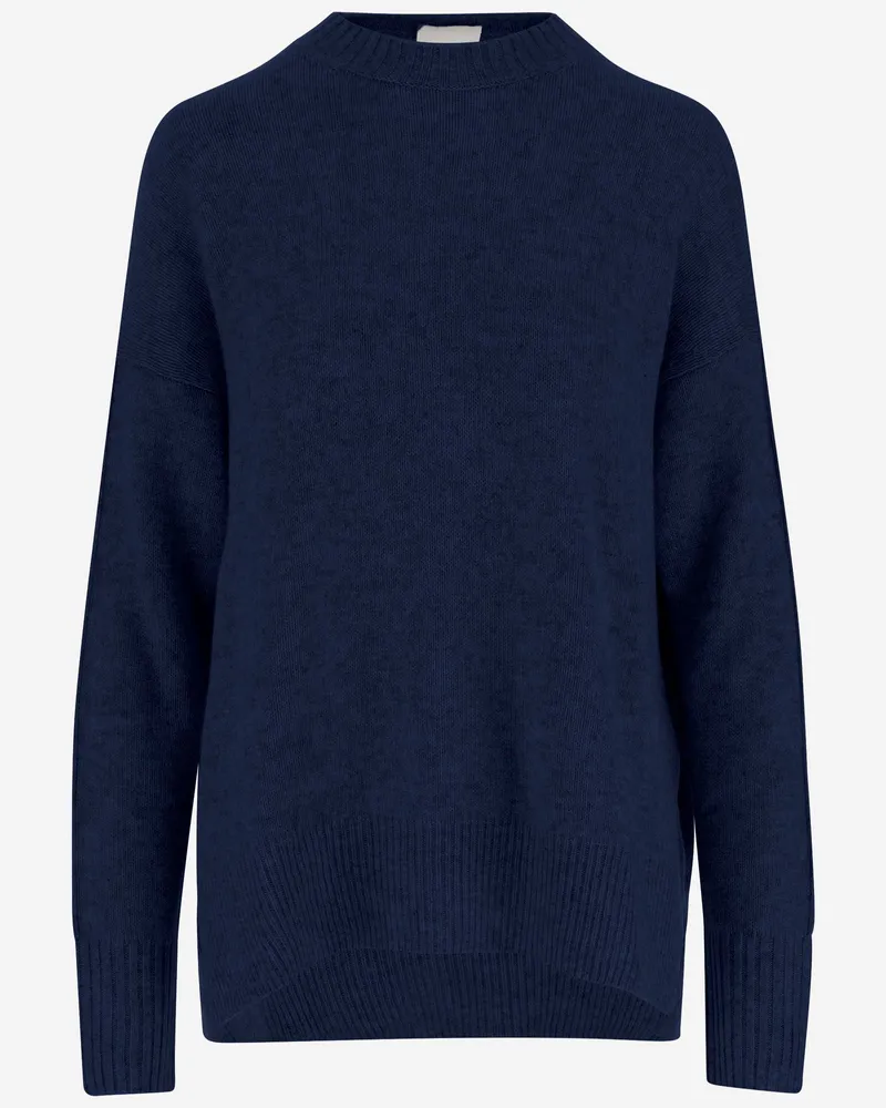 ALLUDE Gegen Kaschmirpullover anspielend Blue
