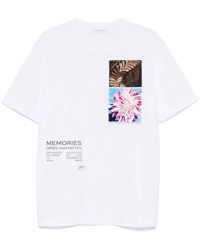 Dries van Noten HEER PR 1600 M.K.ss.t Shirt Whi White