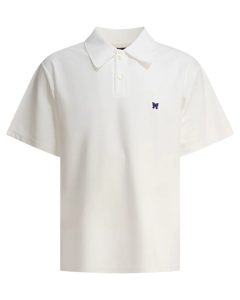 NEEDLES Nadeln Poloshirts White