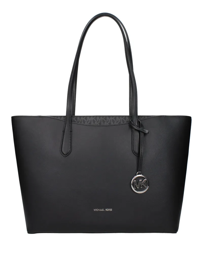 Michael Kors Arden Damens Umhängetasche Stoff Schwarz -