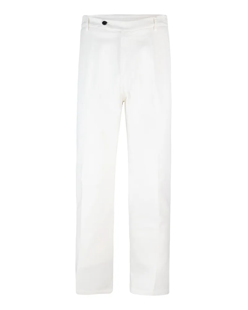 Eleventy ELEDSY Pantalone in Cotone Bianco White