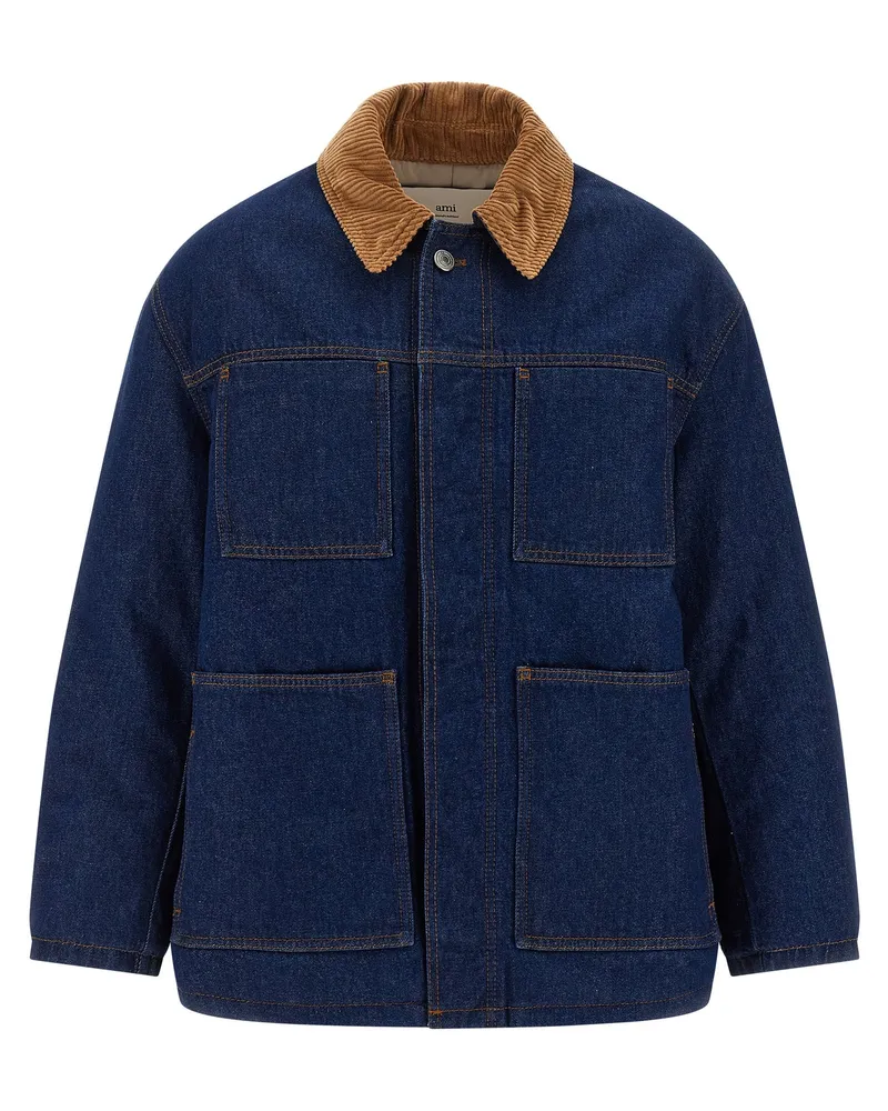 AMI Paris Arbeiter' Jacke Blue