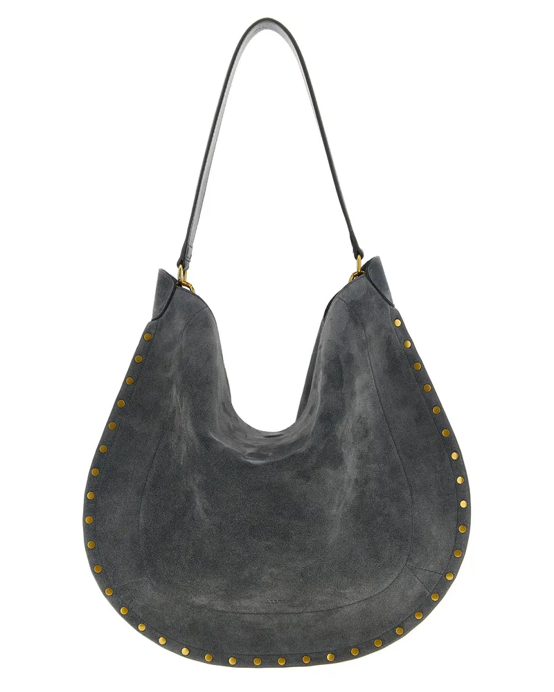 Isabel Marant Oskan Hobo Soft' Umhängetasche Gray