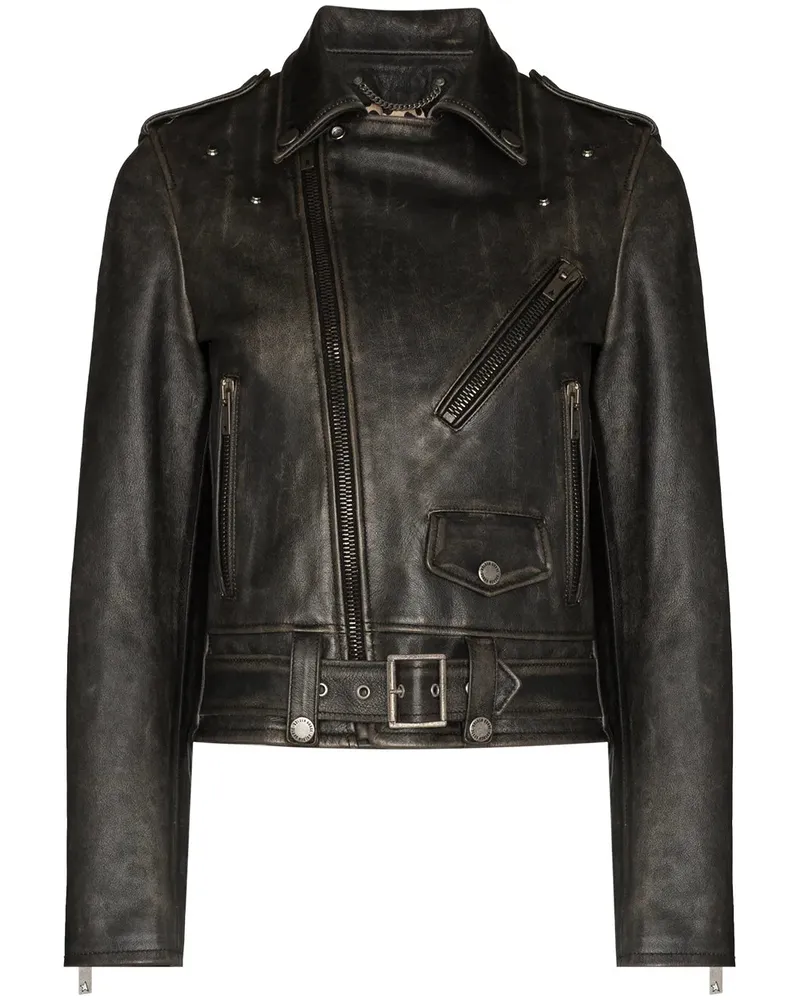 Golden Goose Golden Gänsejacke mit abgenutztem Effekt 90100