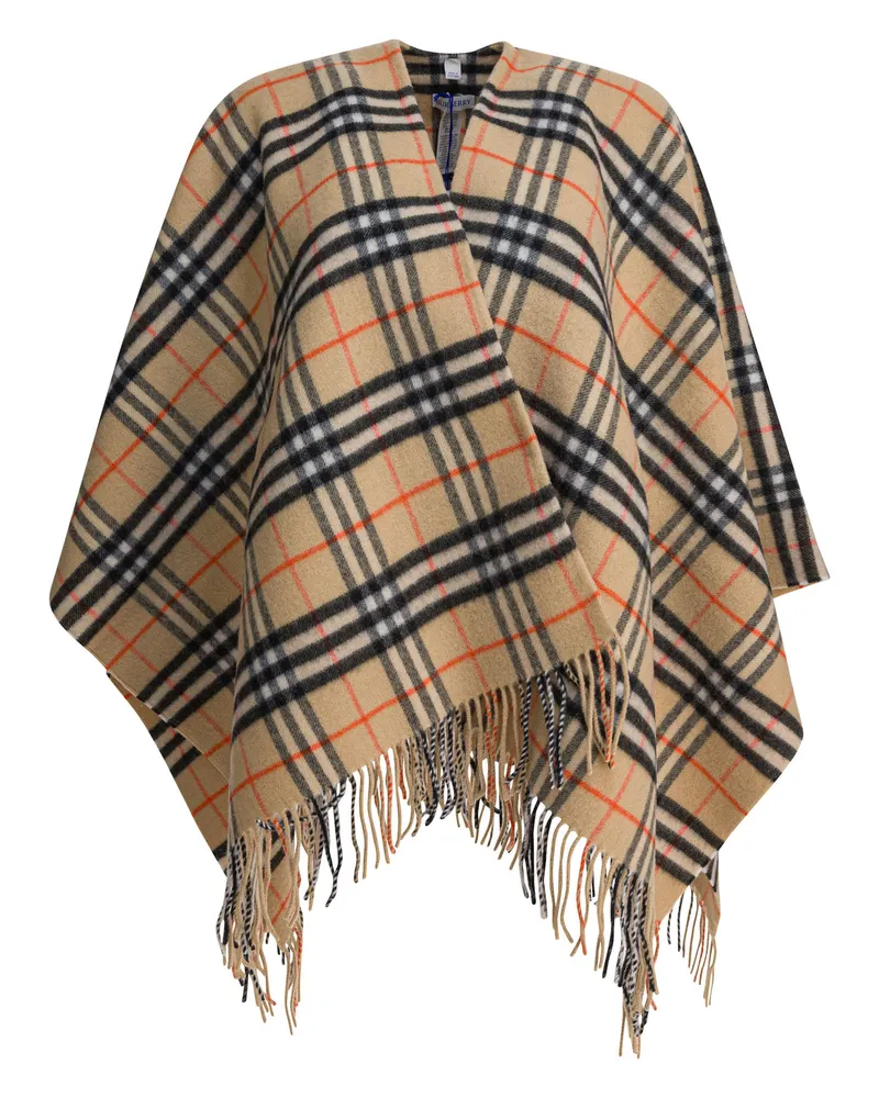 Burberry Check“ Cape Beige