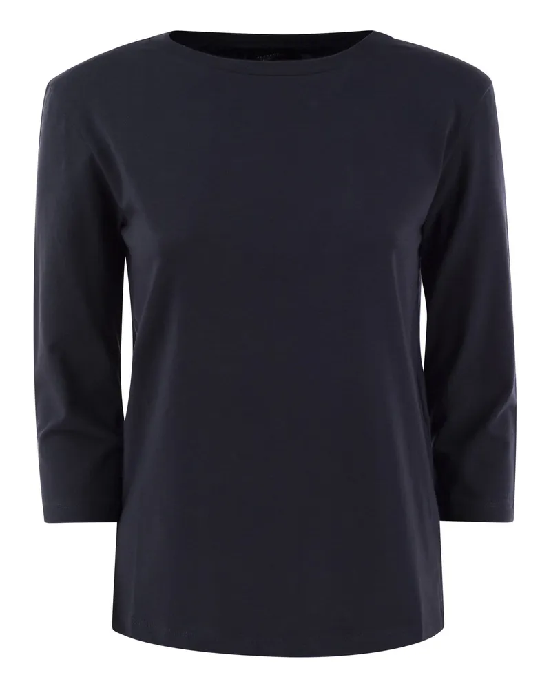 Max Mara Wochenende Max Mara Multia Jersey Boot T -Shirt Blue