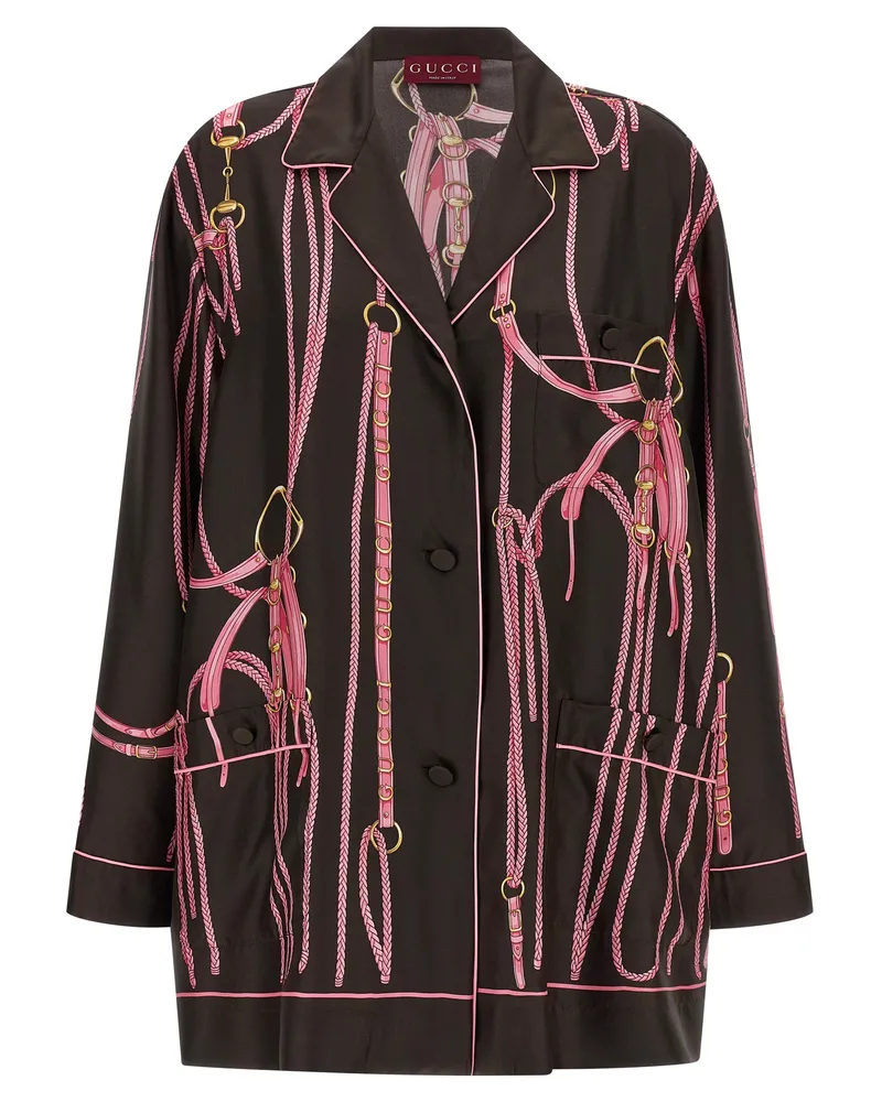 Gucci Pyjama-Hemd Multicolor