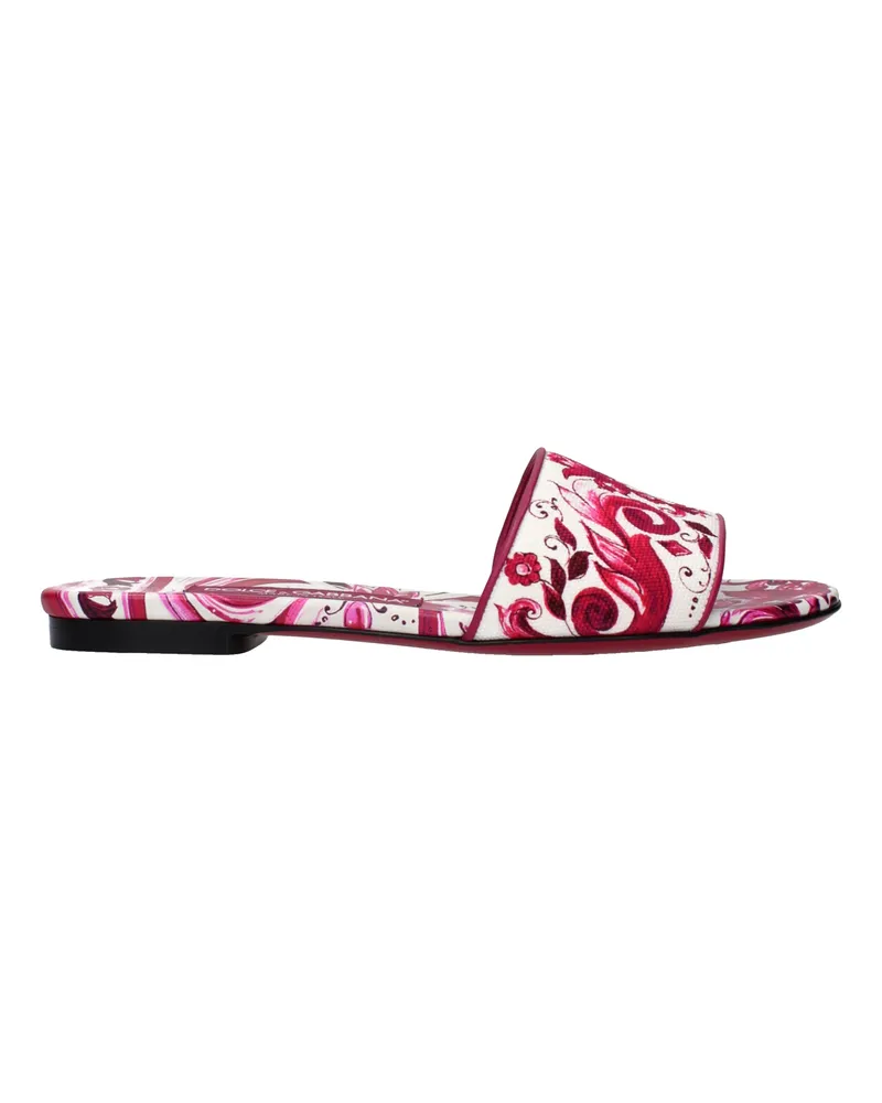 Dolce & Gabbana Dolce&Gabbana Hausschuhe und Clogs Damen Stoff Fuchsia -