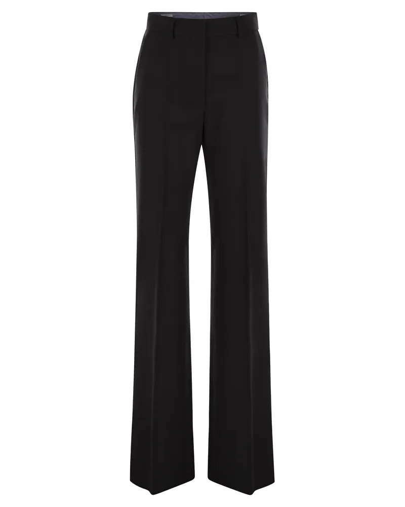 SPORTMAX Oxalis strecken maßgeschneiderte Hose Black