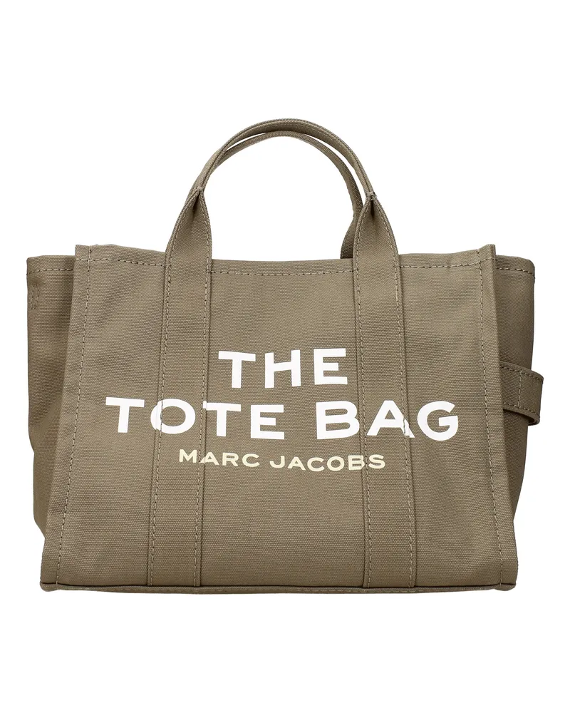 Marc Jacobs Handtaschen The Tote Bag Damen Stoff Grün/Schiefer -
