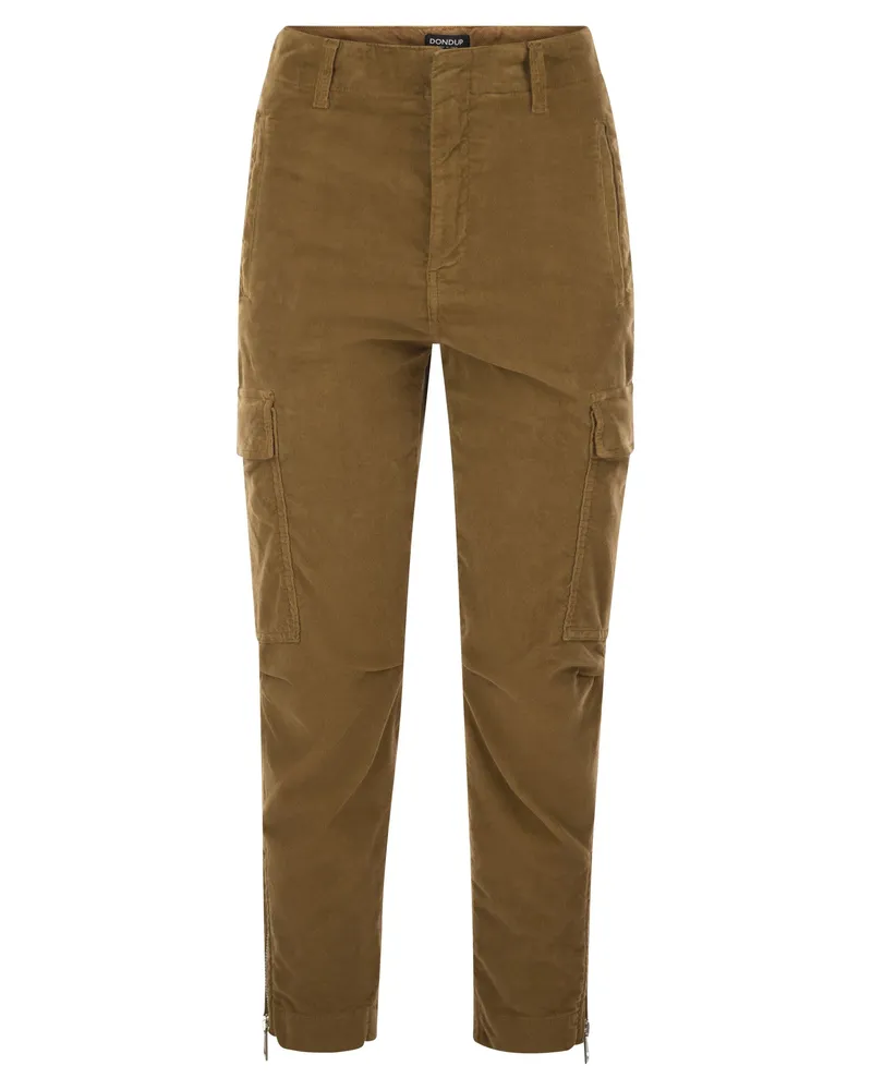 Dondup VELVET CARGO PANSS EVE Brown