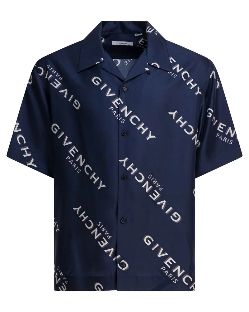 Givenchy Bowlinghemd aus Seide von Blue