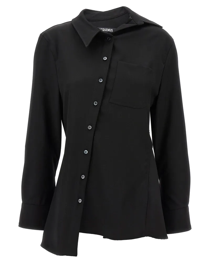 Jacquemus La Chemise Pablo' Hemd Black