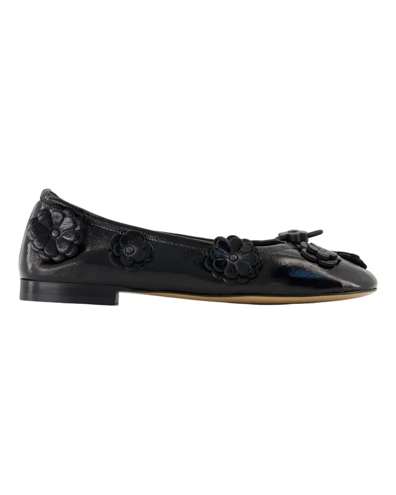 Cecilie Bahnsen Brielle Ballerinas  Leder schwarz Black