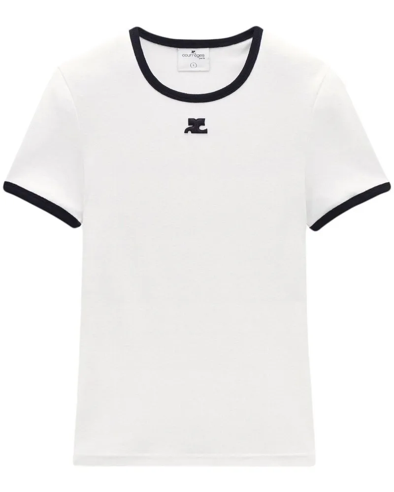 Courrèges Courreves T -Shirts und Polos weiß White