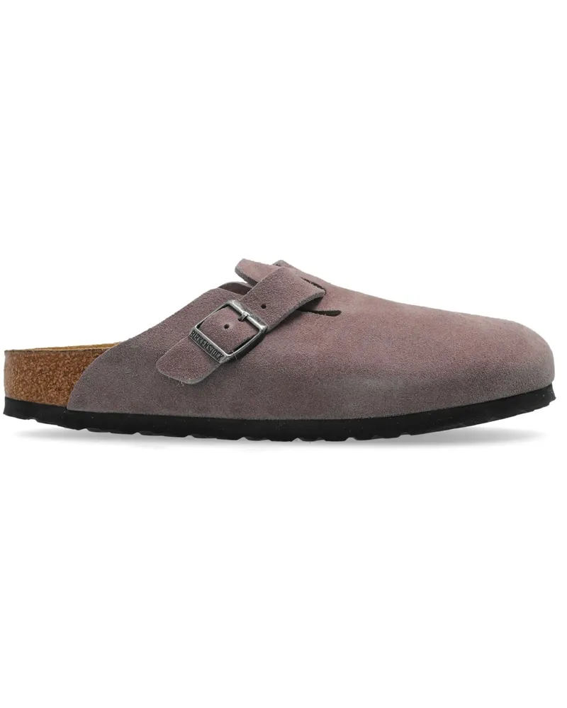 Birkenstock Boston verblasste lila, Wildlederleder 
