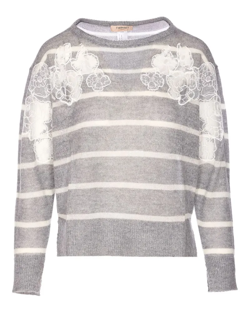 Twin-Set Twin -Set -Pullover grau Grey