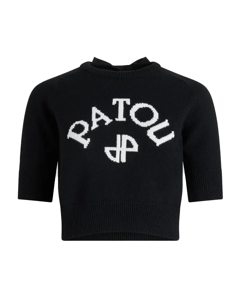 Patou Top Schwarz Black