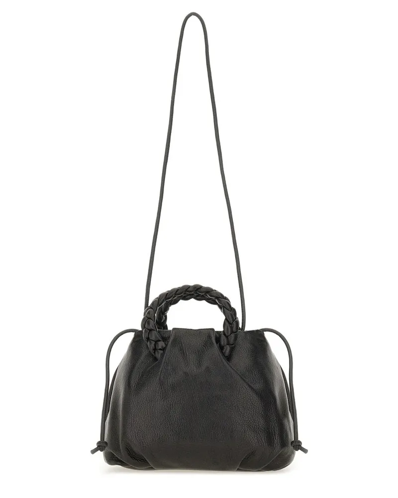 HEREU Hierum "Bombon Sattle Shiny" mittelgroße Tasche Black