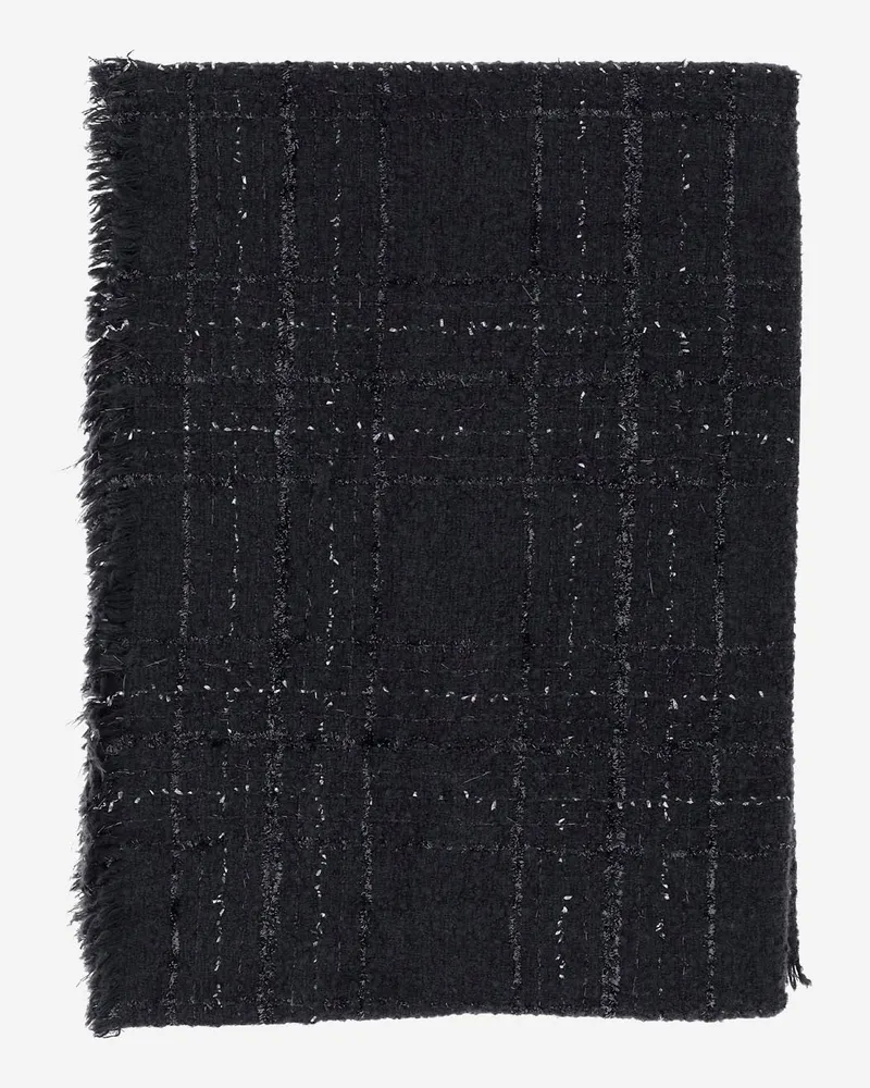 Faliero Sarti Adrienne Wolle Mischschal Black