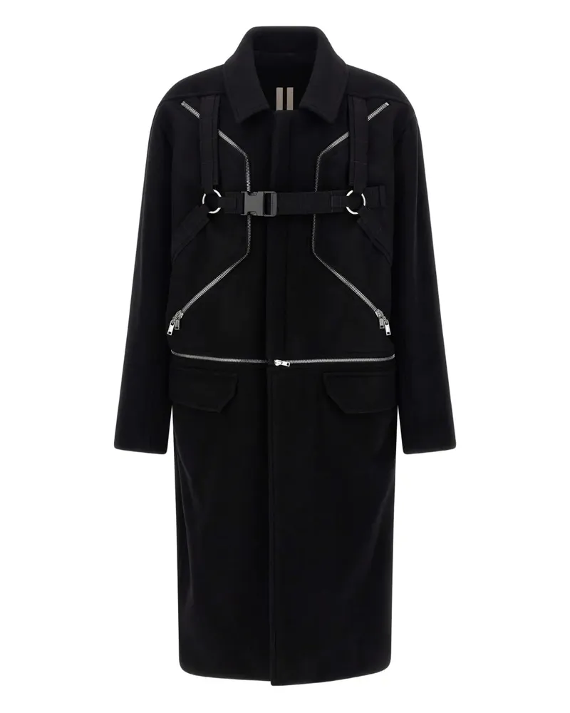 Rick Owens Blixa Jumbo Mac Zip Up Mantel 09