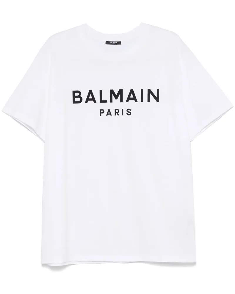 Balmain T -Shirt mit Druck Gab