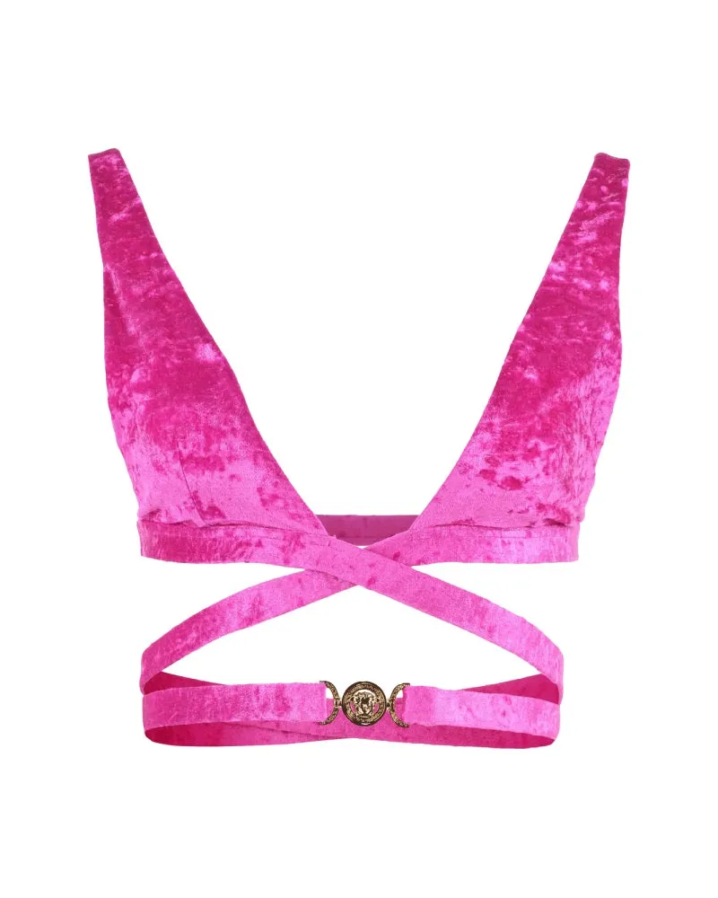 Versace Medusa Bikini Top Pink