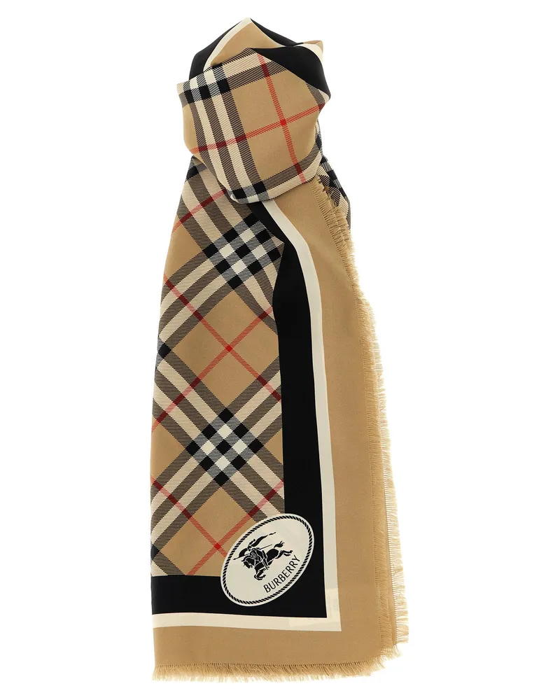 Burberry Med' Schal Beige
