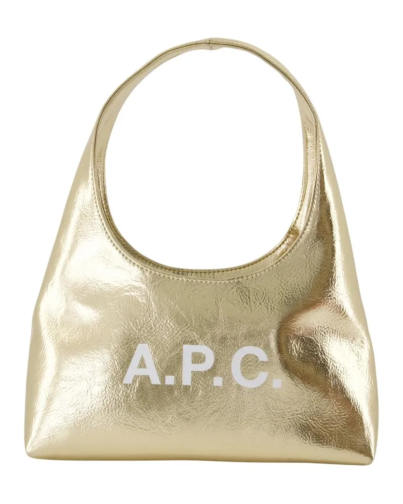 A.P.C. Baby Ninon Umhängetasche  Synthetisches Gold Gold