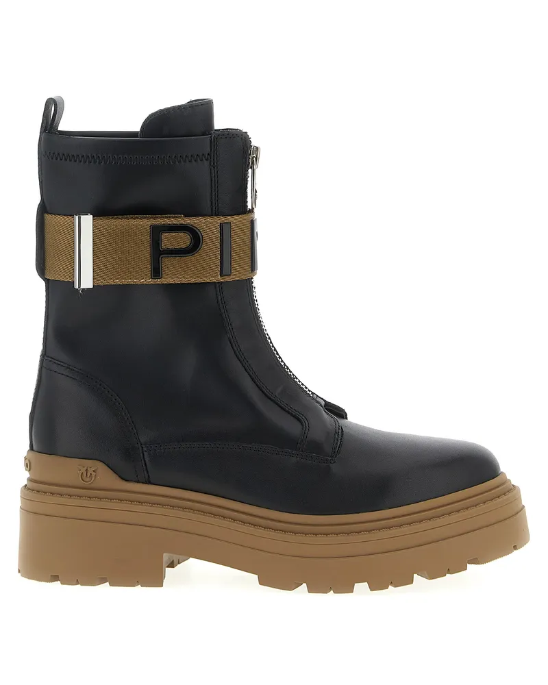 Pinko Pink 'mia' Amphibian Black