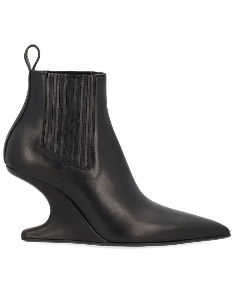 Rick Owens Knöchelscharfer" Stiefel Black