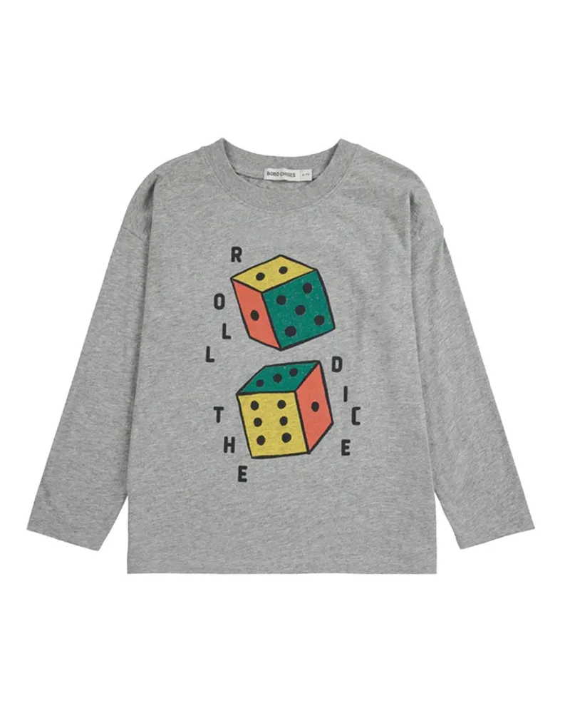 BOBO CHOSES Bobo wählte Jersey mit "Say" Logo Grey